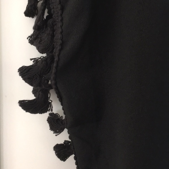 NWT Sheer Black Fringed Coveruo Size Small - Picture 4 of 5